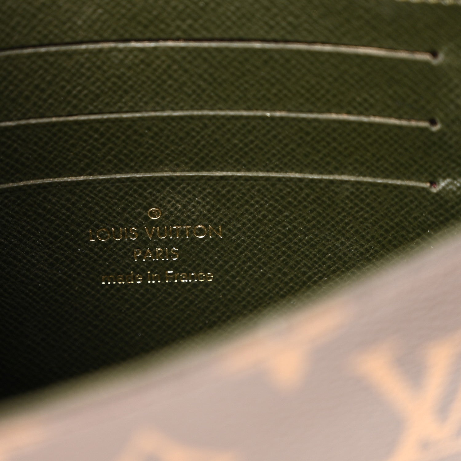 Louis Vuitton Monogram Felicie Strap & Go Kaki