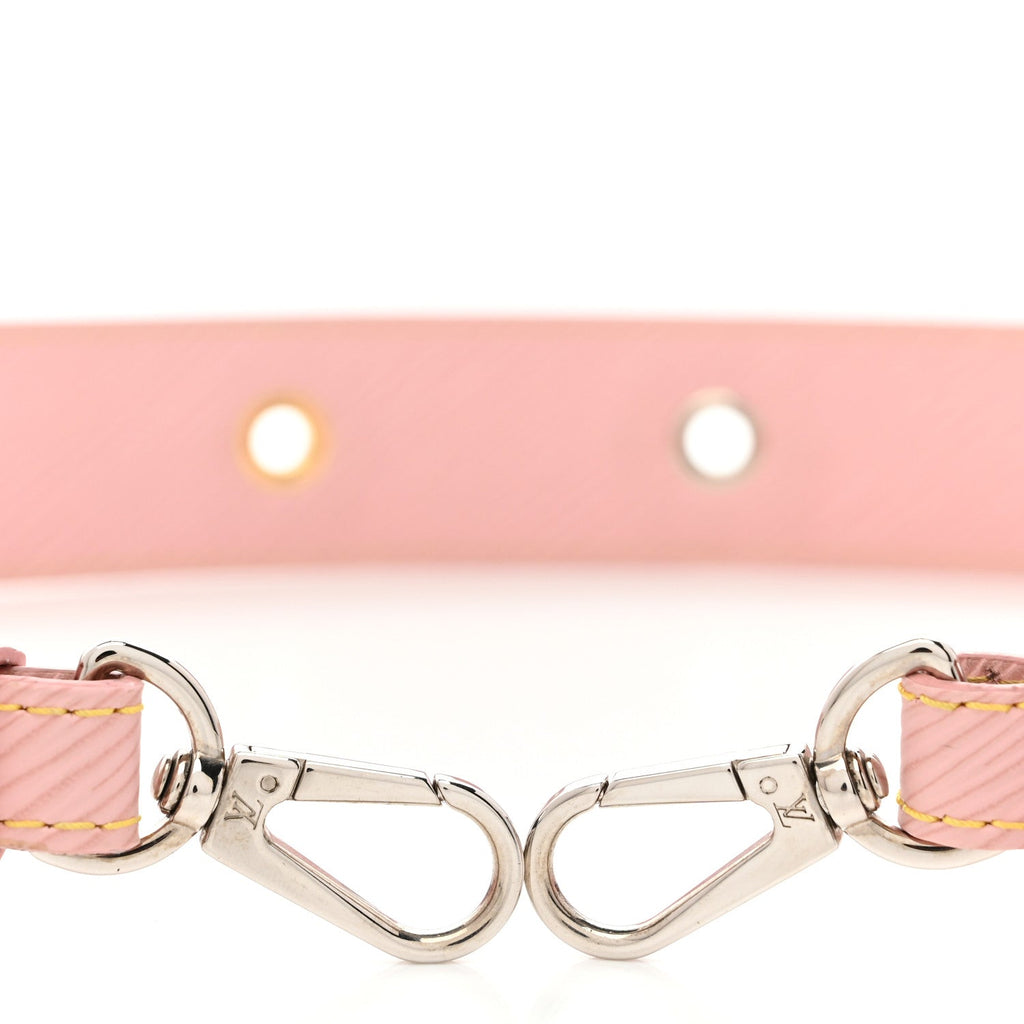 Louis Vuitton Epi Mechanical Flowers Bandouliere Shoulder Strap Rose Ballerine