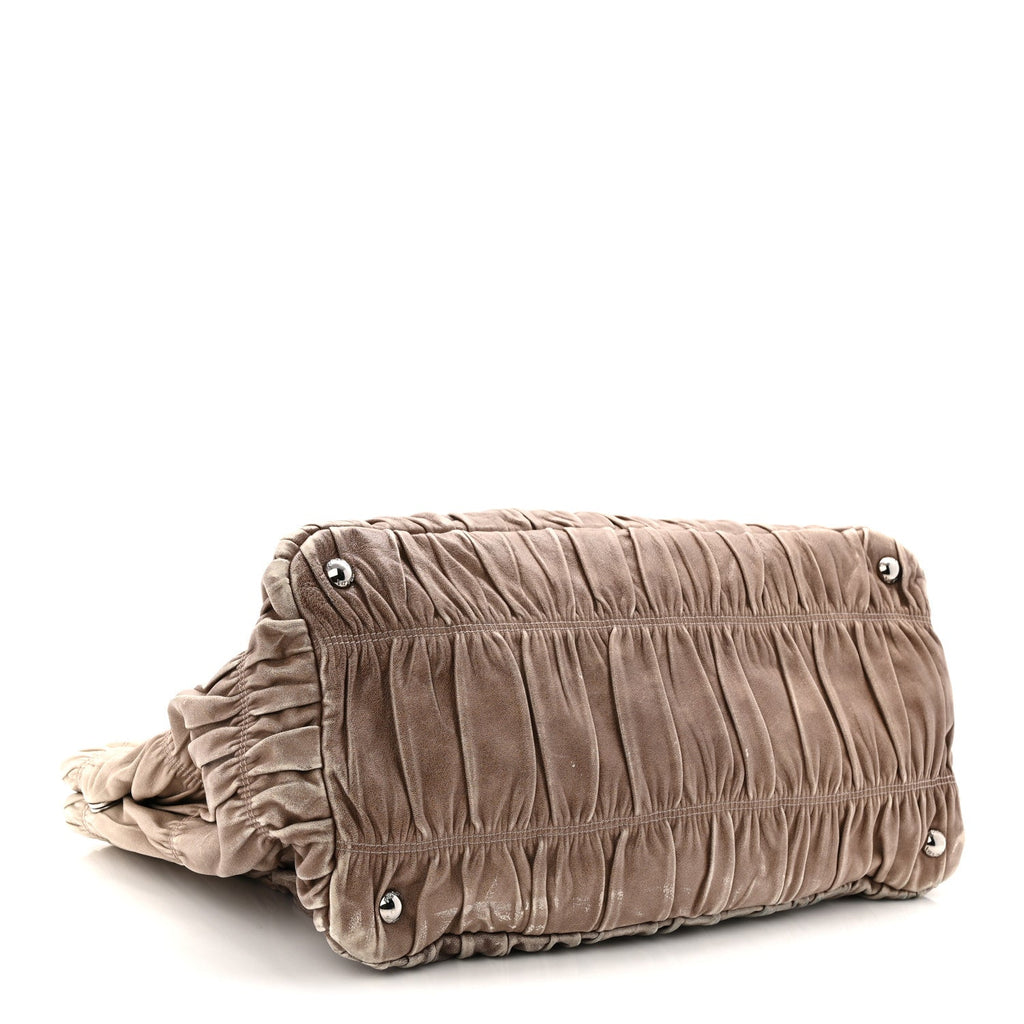 Prada Nappa Gaufre Tote Ghiaccio
