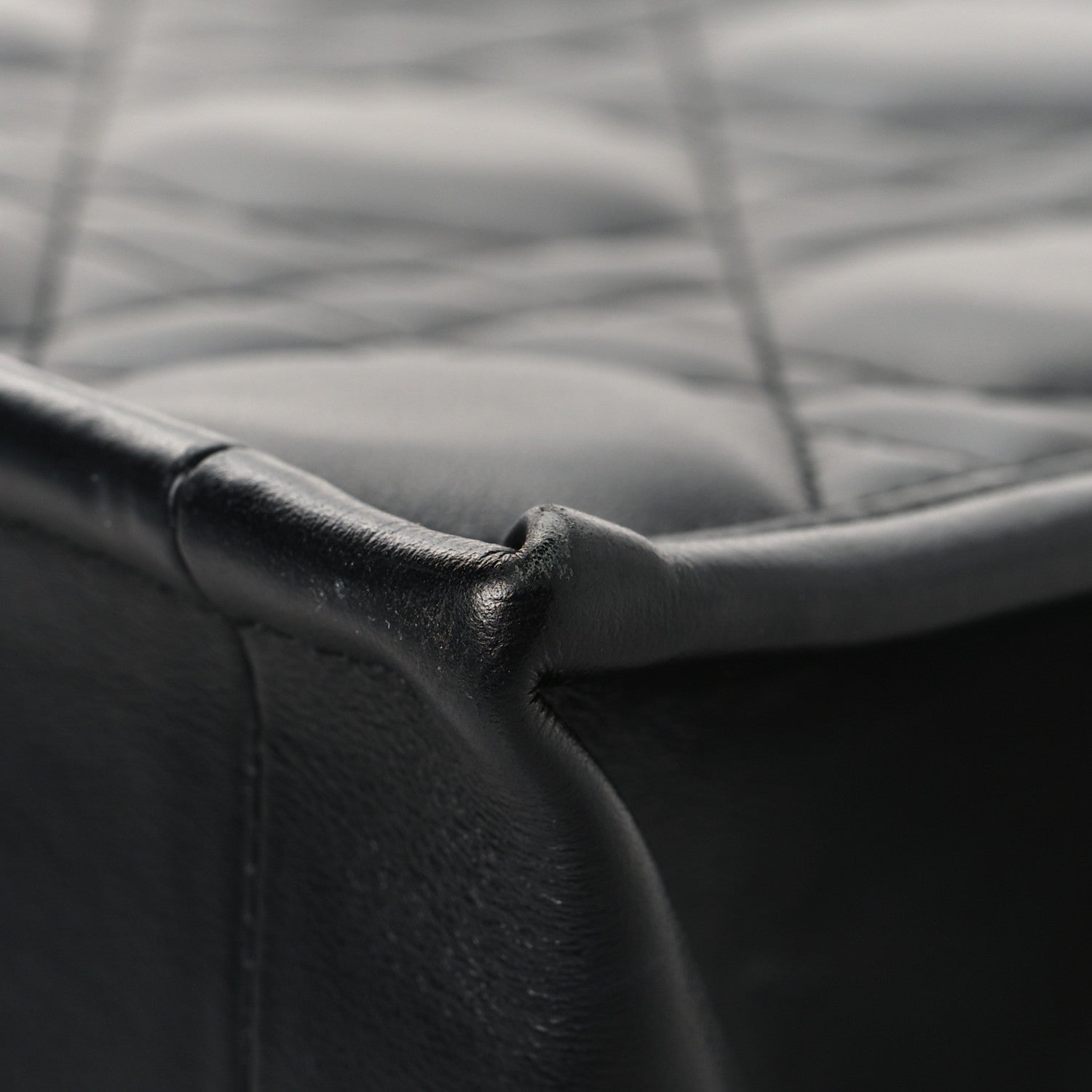 Christian Dior Calfskin Macro Cannage Medium Book Tote Black
