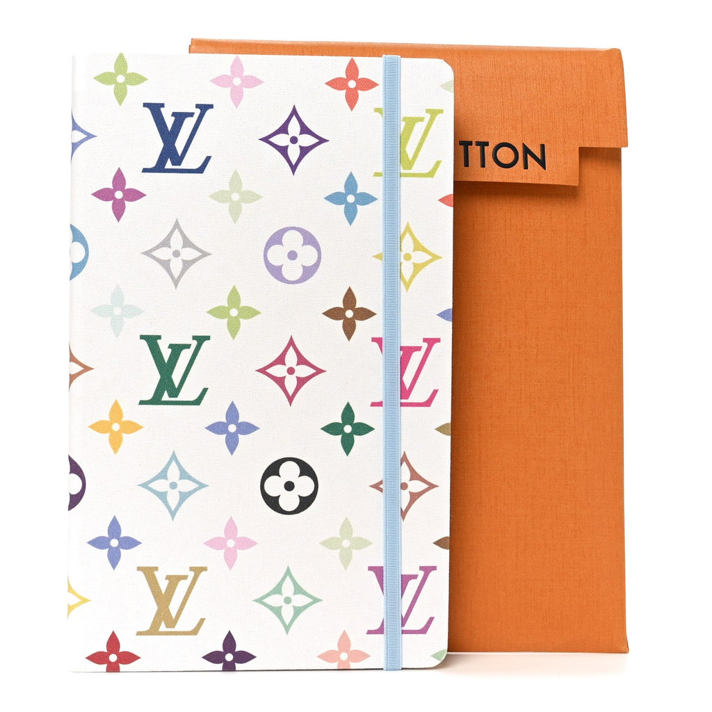 Louis Vuitton LV x TM Monogram Multicolor Jane Notebook MM White