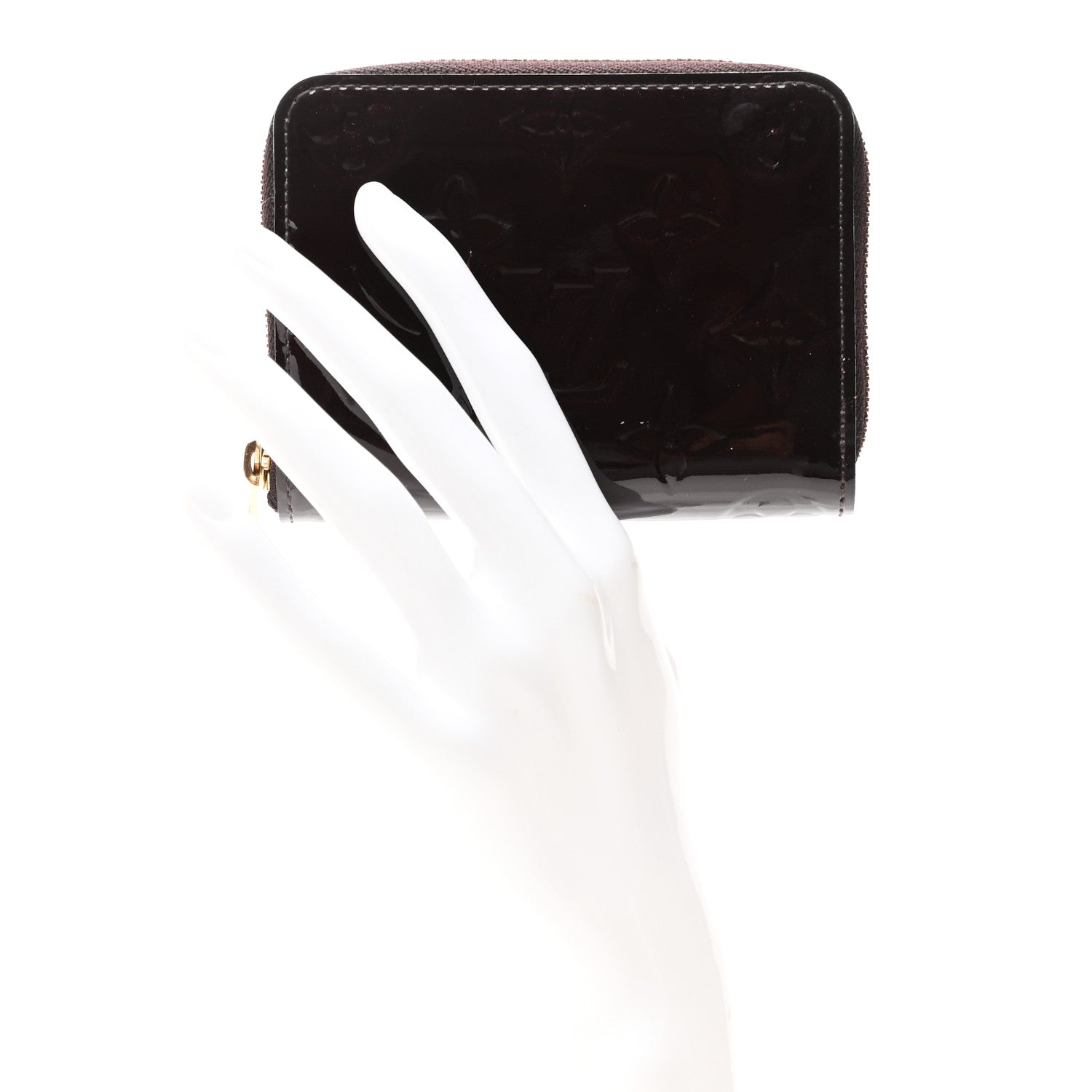 Louis Vuitton Vernis Zippy Coin Purse Wallet Amarante