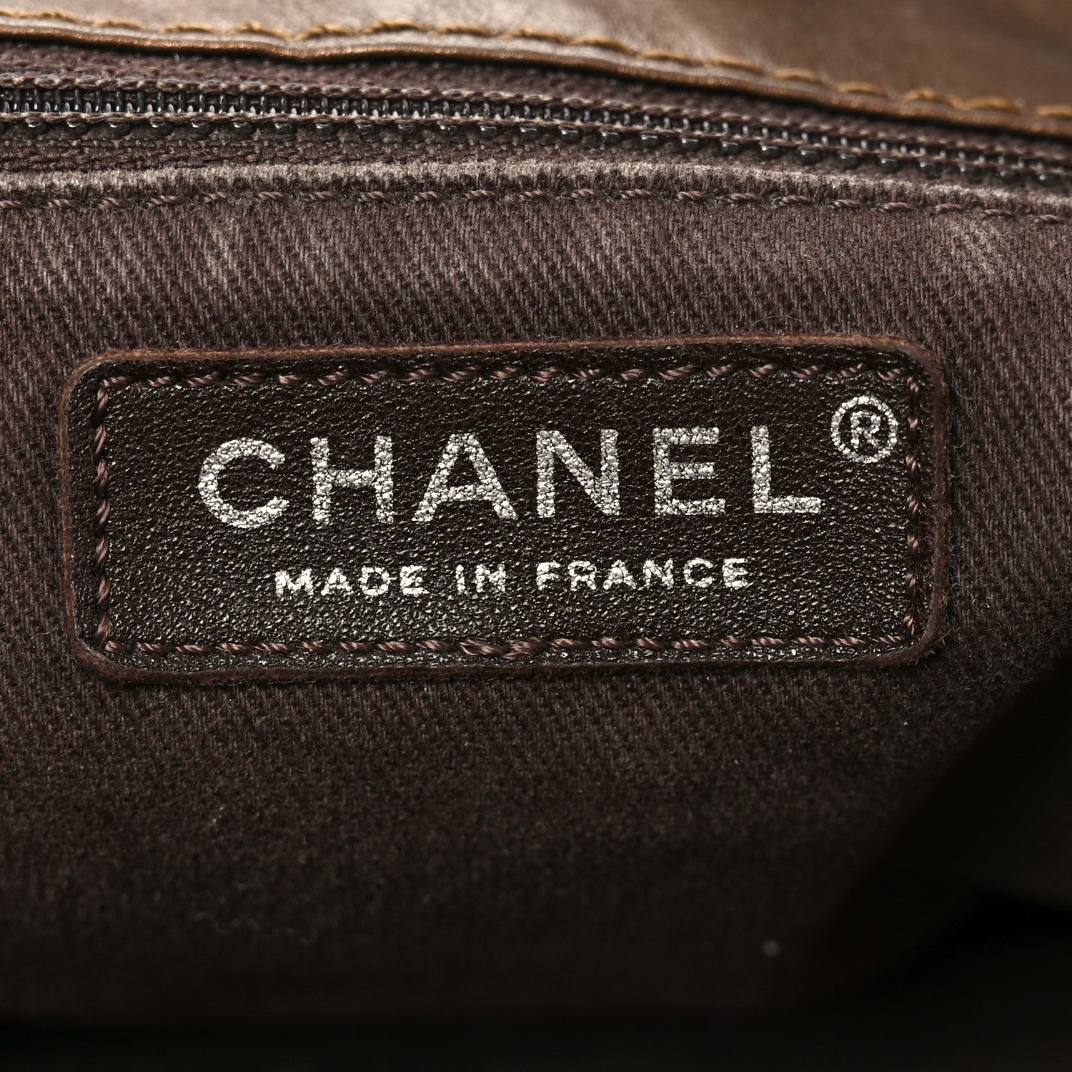 Chanel Metallic Aged Calfskin Large Shopping In Moscow Tote Bronze