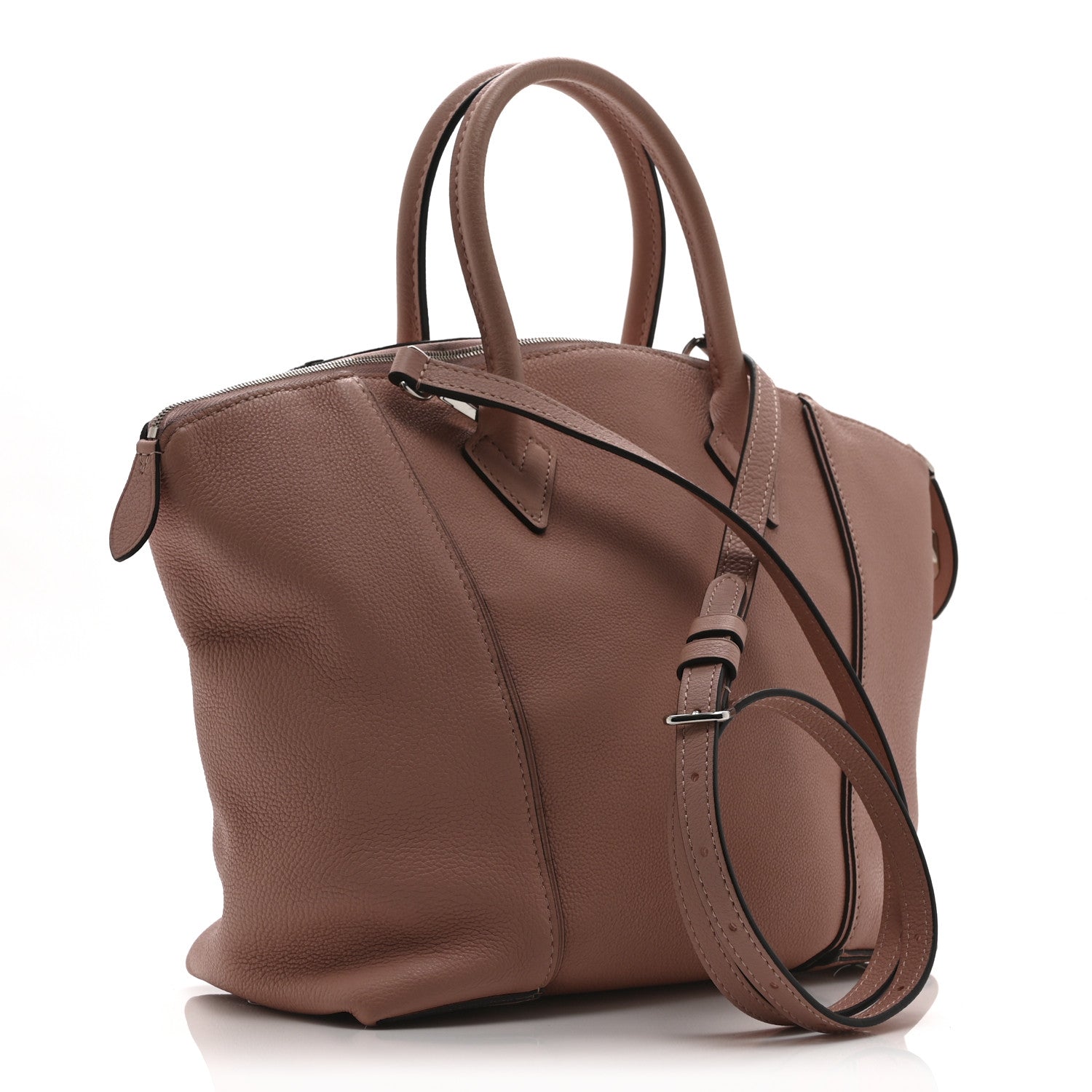 Louis Vuitton Veau Cachemire Soft Lockit PM Magnolia