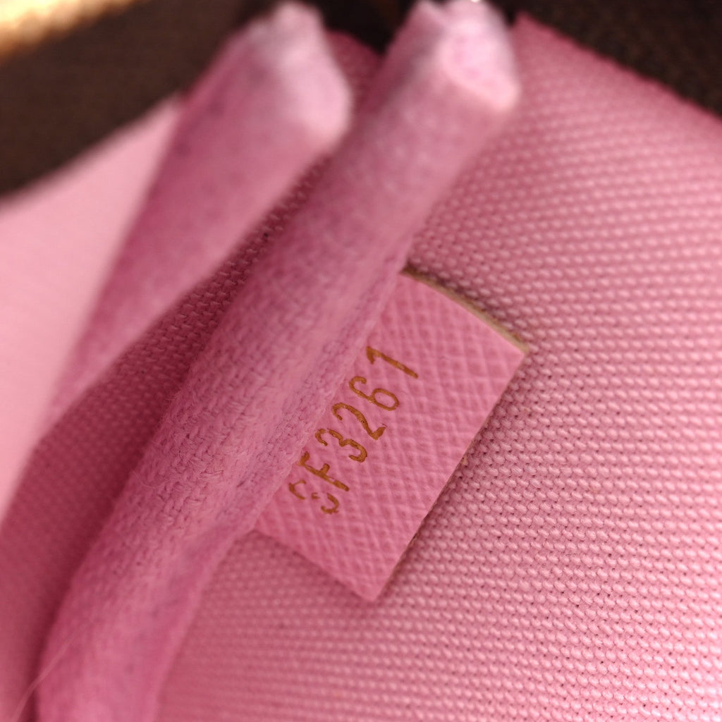 Louis Vuitton Monogram 2021 Christmas Animation Japanese Garden Mini Pochette Accessories Wisteria Pink