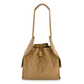 Chanel Caviar Quilted Medium Chanel 25 Handbag Dark Beige