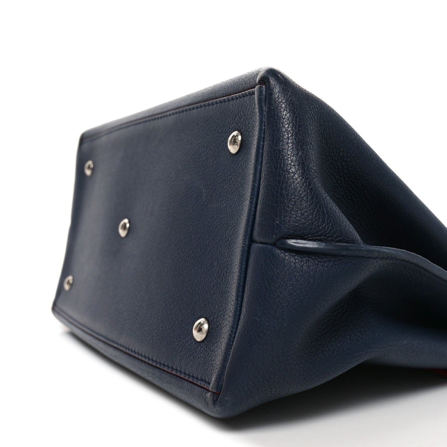 Louis Vuitton Calfskin Lockme Day Marine Rouge
