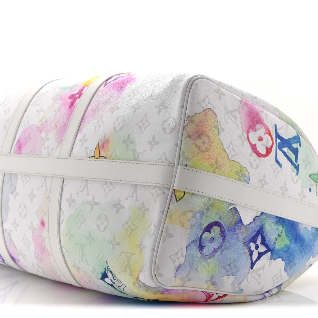 Louis Vuitton Monogram Watercolor Keepall Bandouliere 50 Multicolor