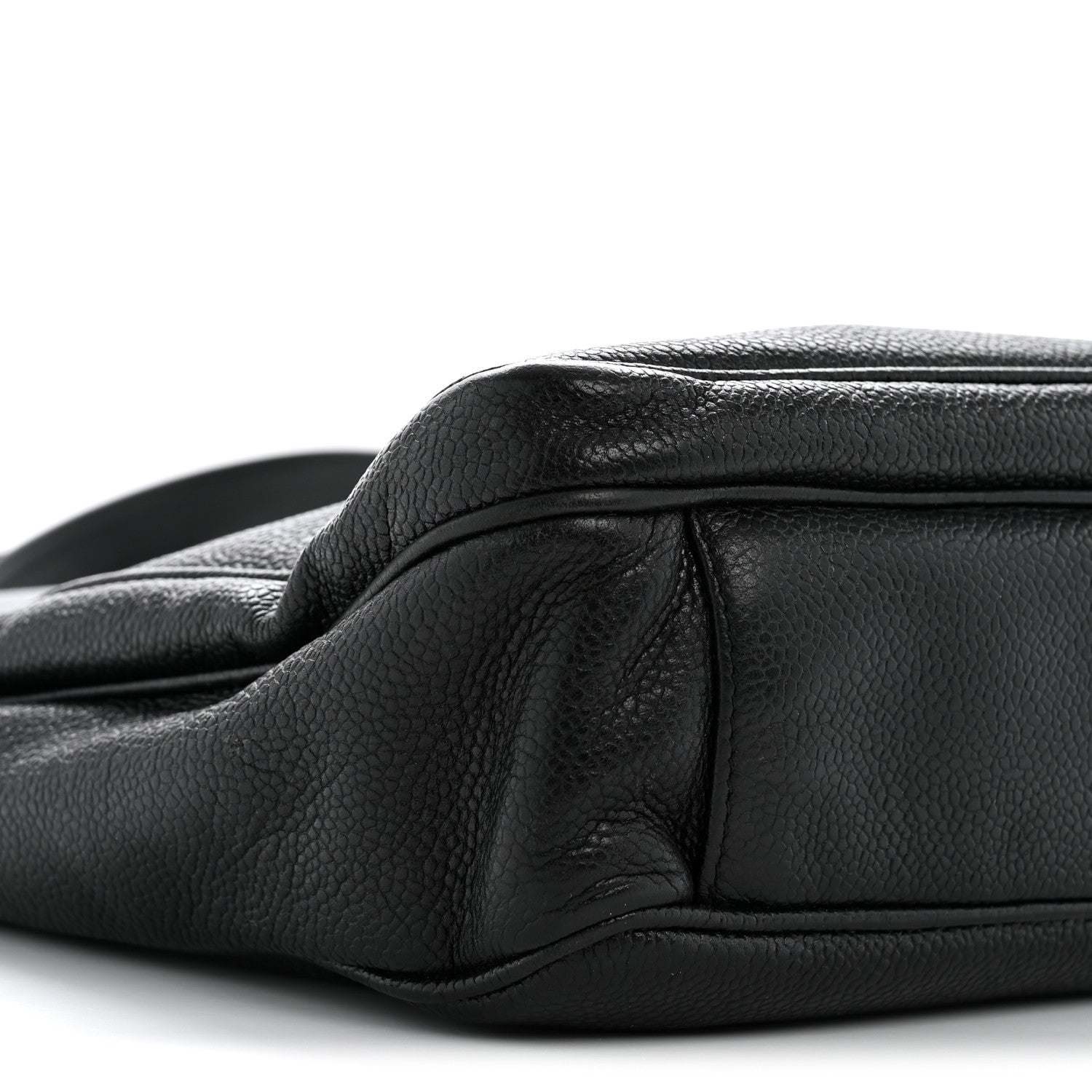 Chanel Caviar CC Flap Shoulder Bag Black
