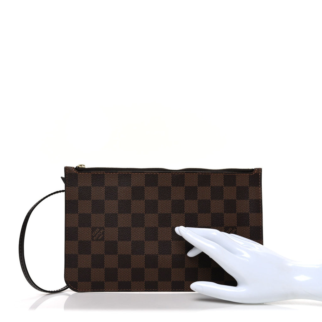 Louis Vuitton Damier Ebene Neverfull MM GM Pochette