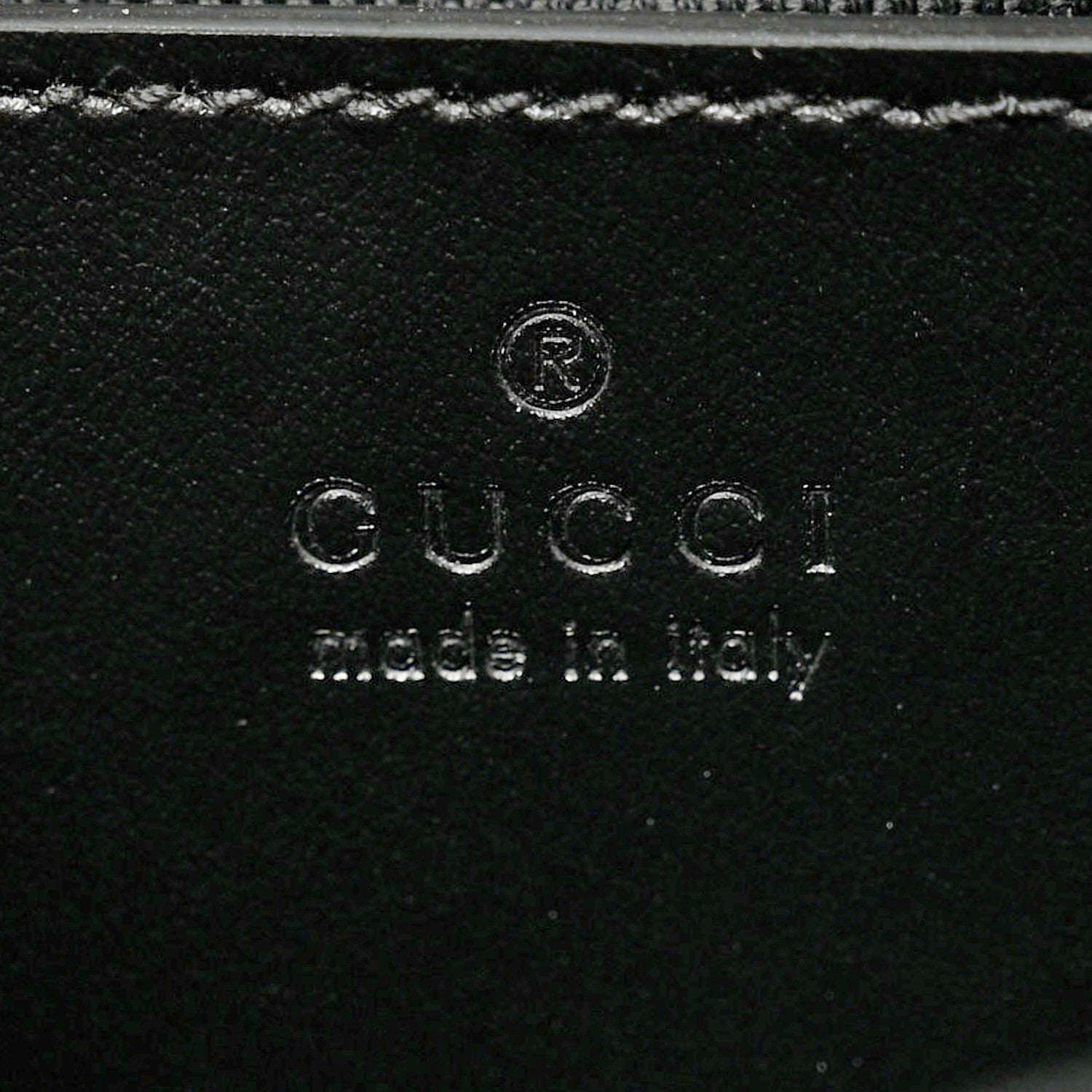 Gucci Calfskin Matelasse Monochrome Mini GG Marmont Shoulder Bag Black