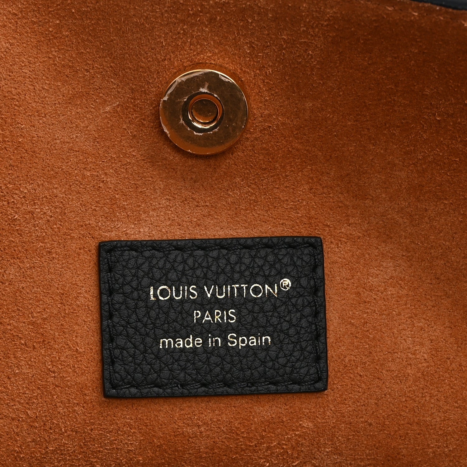 Louis Vuitton Grained Calfskin Low Key All In BB Black