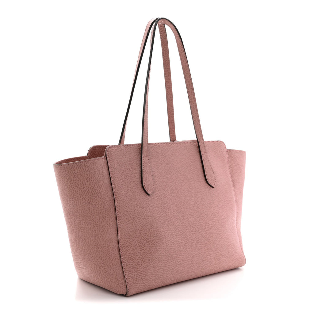 Gucci Dollar Calfskin Small Swing Tote Soft Pink