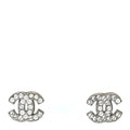 Crystal Mini Timeless CC Earrings Silver