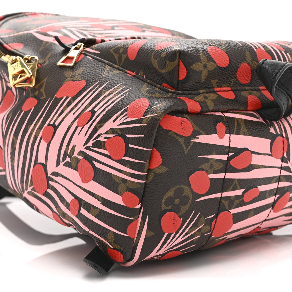 Louis Vuitton Monogram Jungle Dots Palm Springs Backpack PM Sugar Pink Poppy