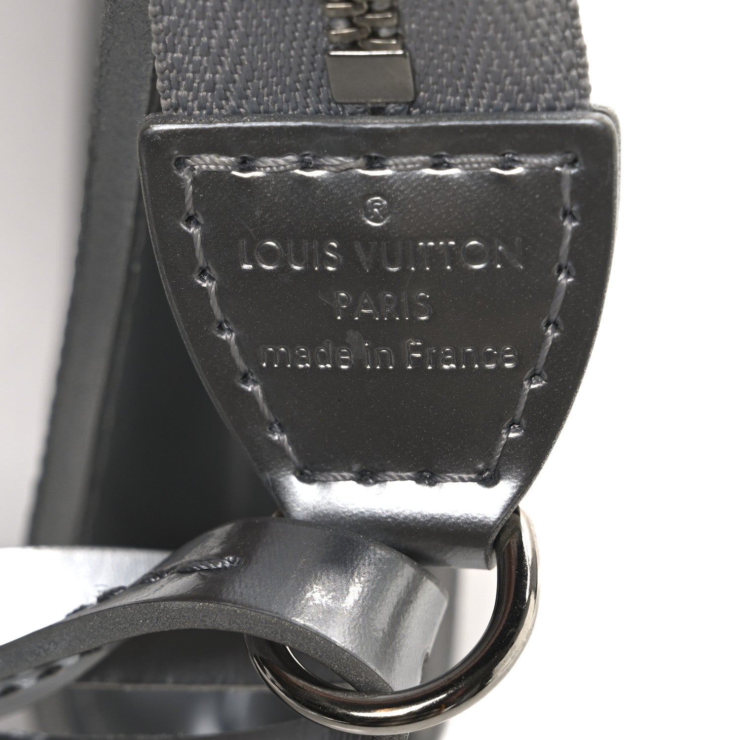 Louis Vuitton Epi Pochette Accessories Metallic Silver
