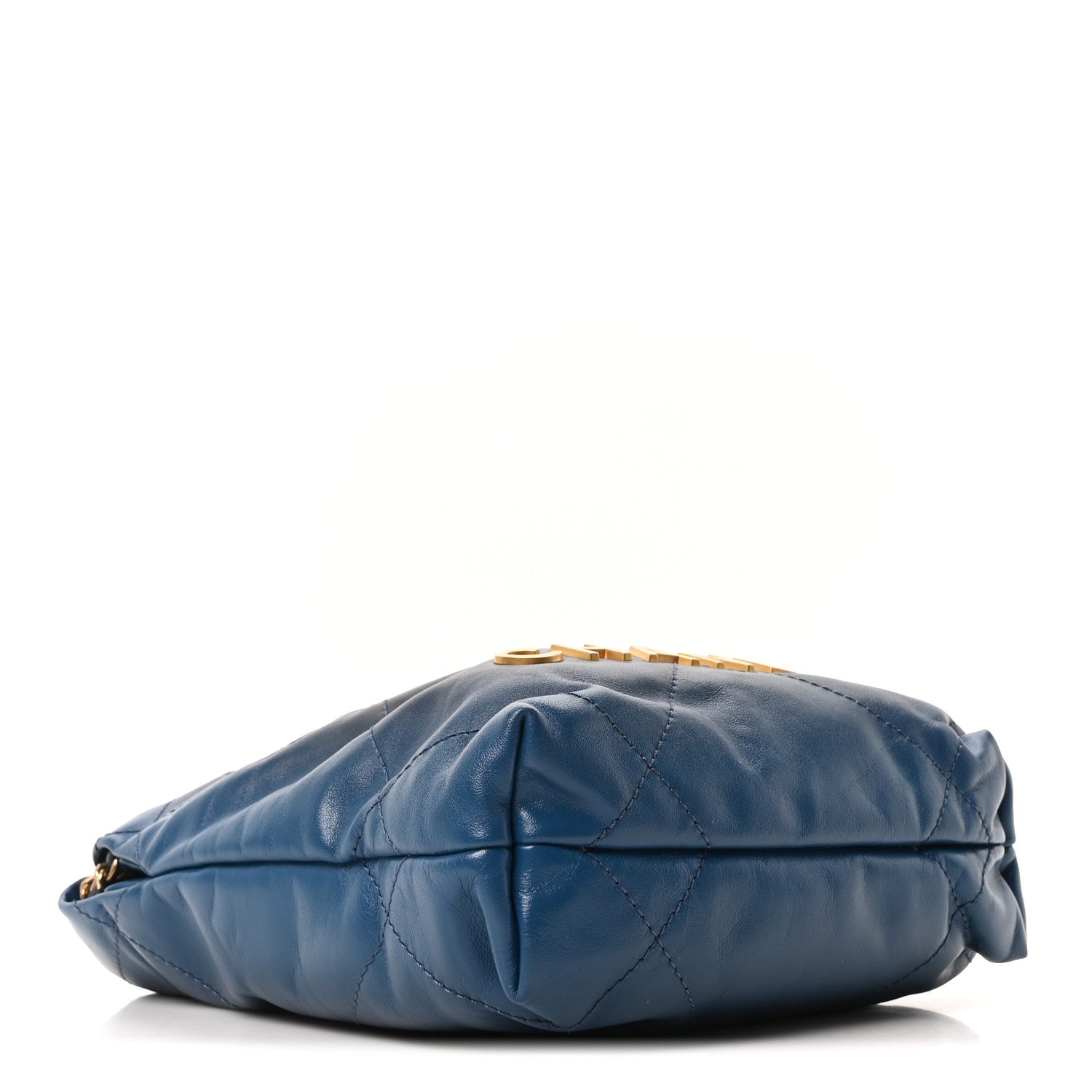 Chanel Shaded Calfskin Quilted Mini Chanel 22 Blue Dark Blue