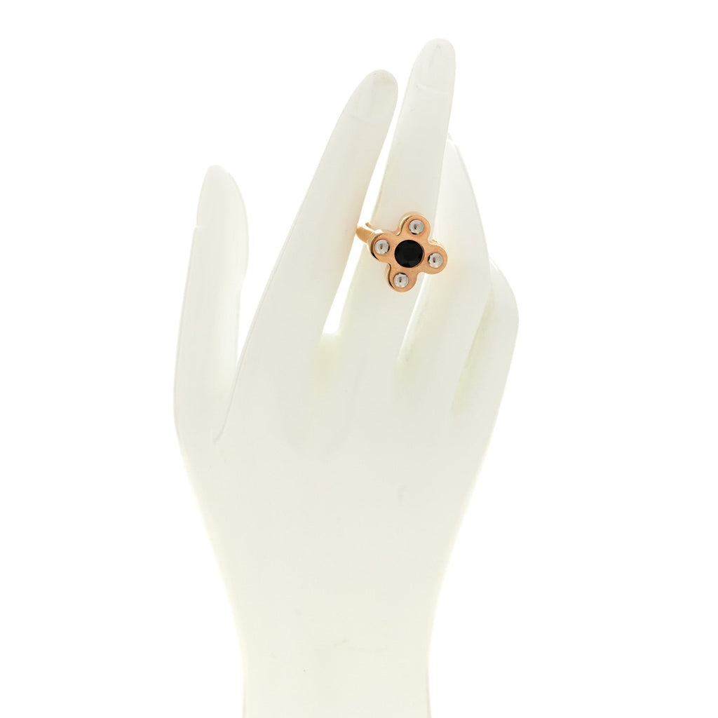 Louis Vuitton Metal Love Letters Timeless Ring L Gold
