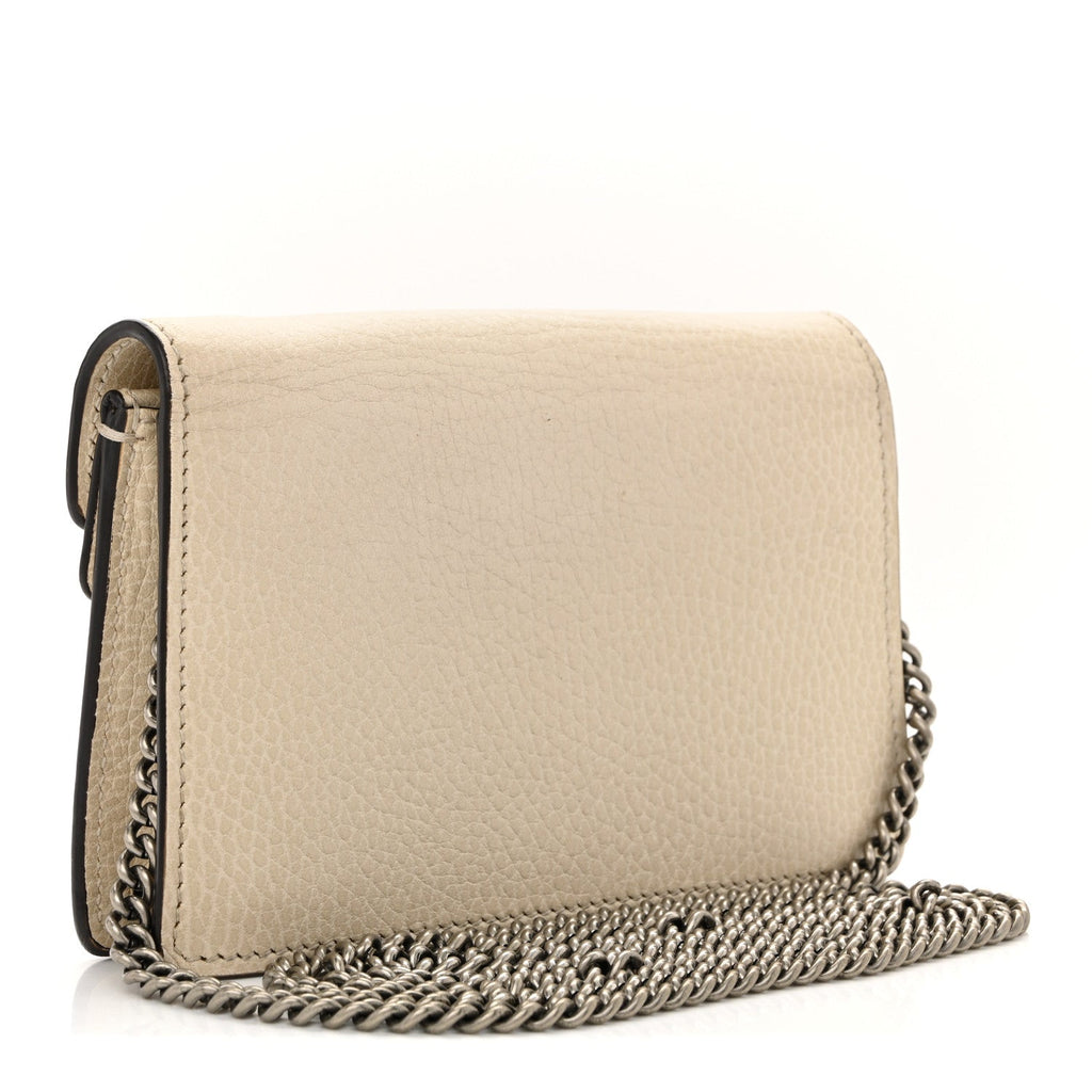 Gucci Dollar Calfskin Crystal Super Mini Dionysus Shoulder Bag Mystic White Black Diamond