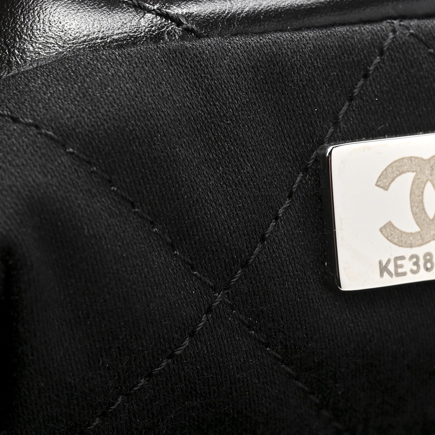 Chanel Shiny Calfskin Quilted Small Chanel 22 So Black