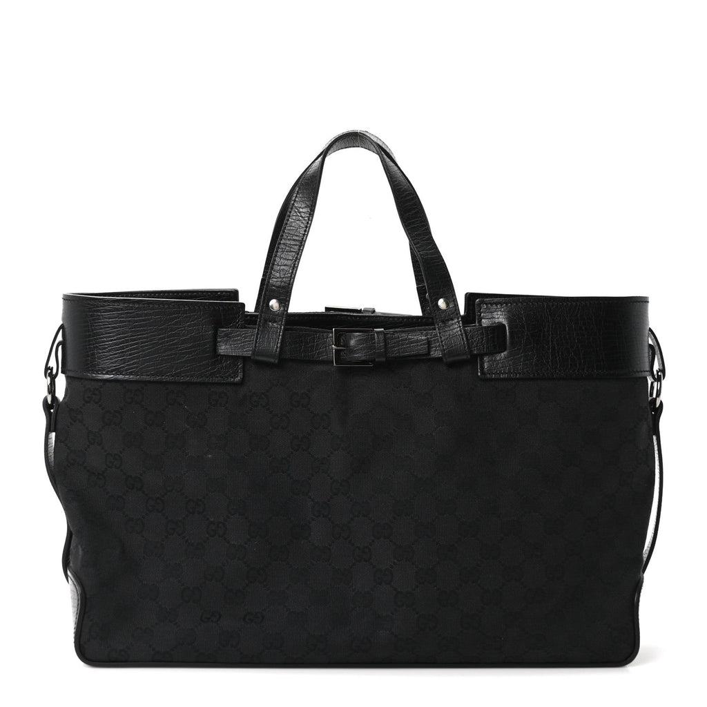 Gucci Monogram Large Tote Black