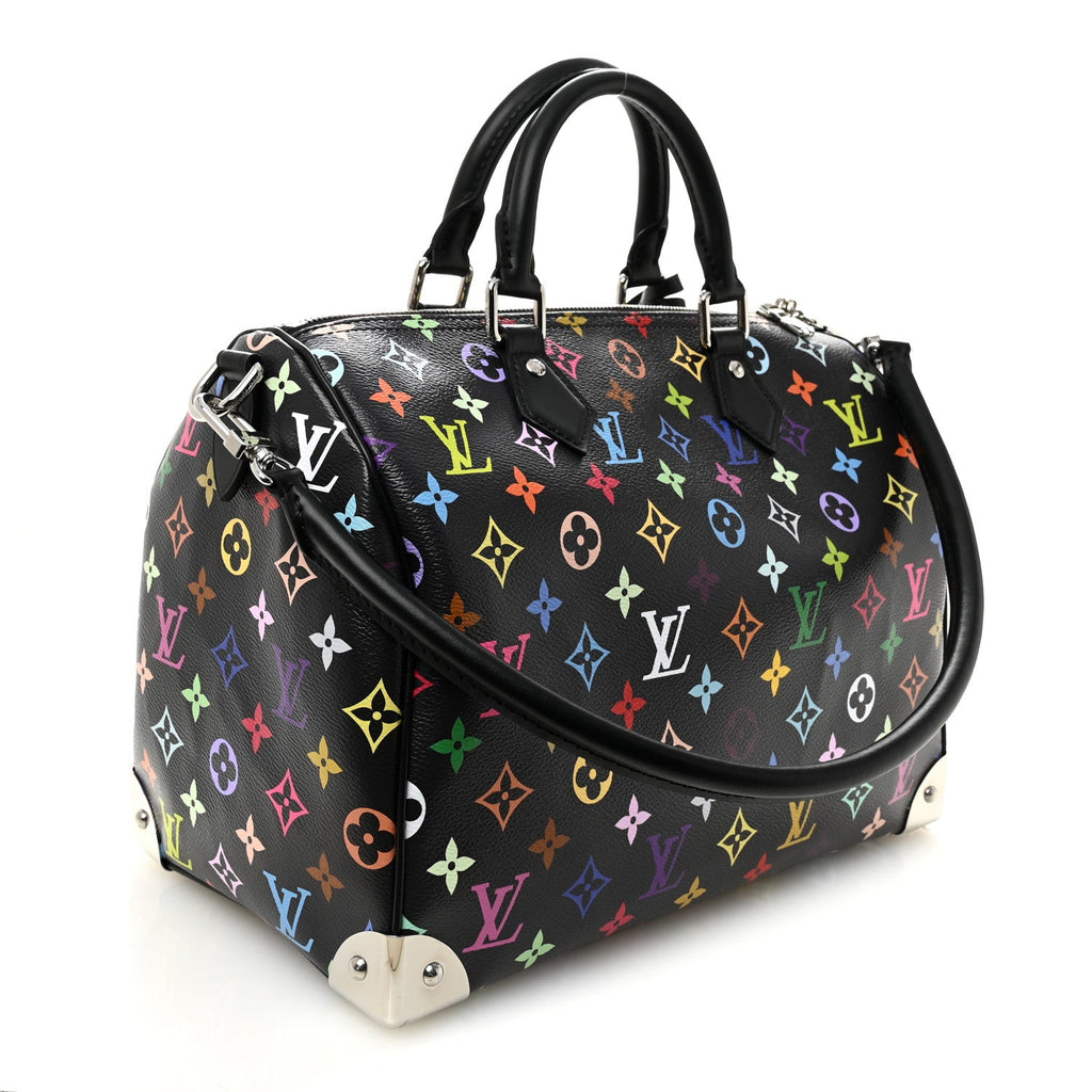 Louis Vuitton LV X TM Monogram Multicolor Speedy Soft 30 Black