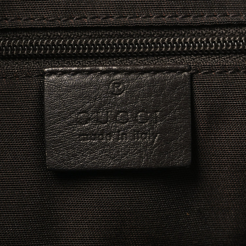 Gucci Monogram Messenger Bag Dark Brown