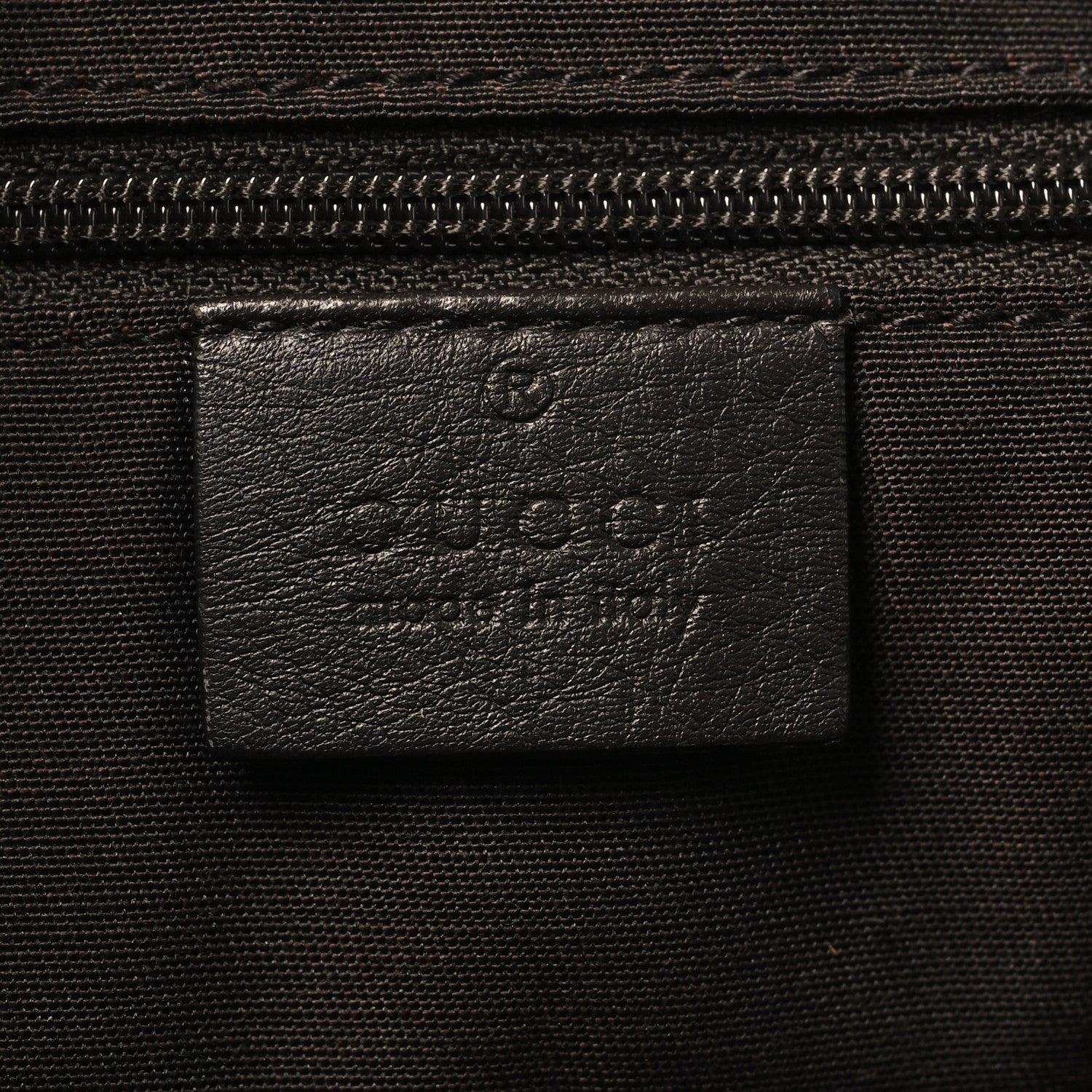 Gucci Monogram Messenger Bag Dark Brown