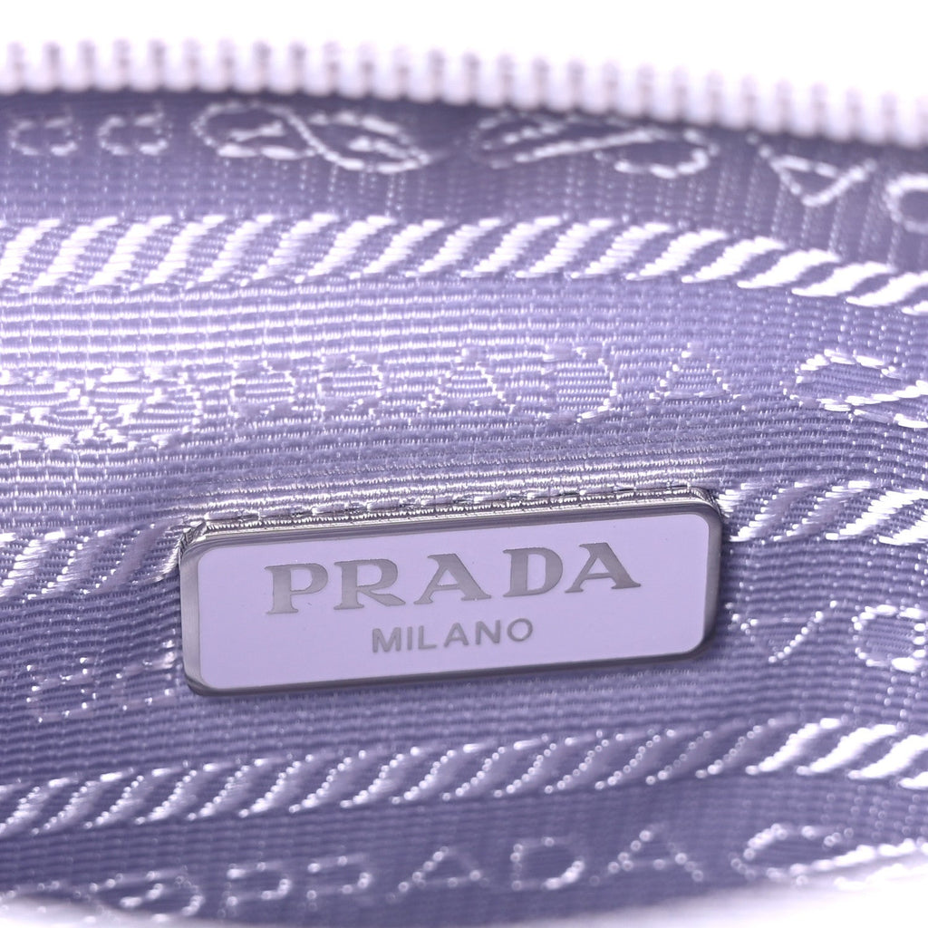 Prada Re-Nylon Saffiano Mini Re-Edition 2000 Bag Glicine