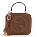 Gucci Sakai Be Green Calfskin Diagonal Stitched Blondie Top Handle Bag Cuir