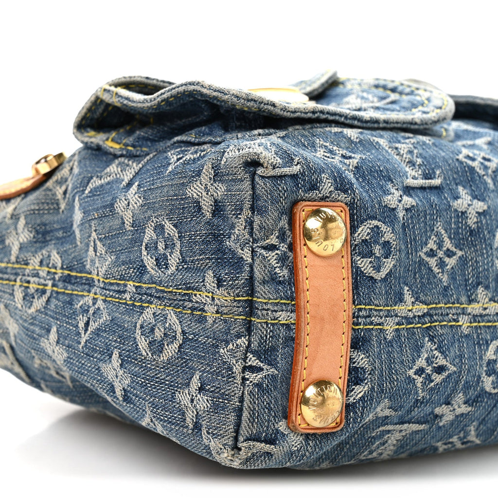 Louis Vuitton Monogram Denim Baggy PM Blue