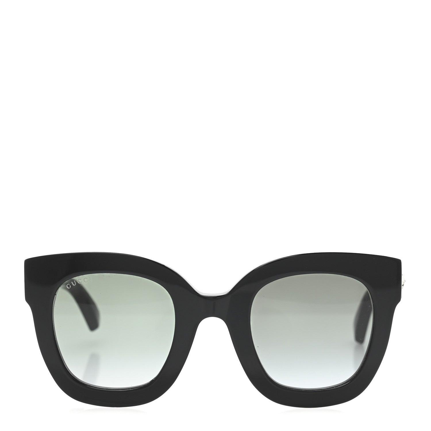 Gucci Round Frame Star Sunglasses GG0208S Black