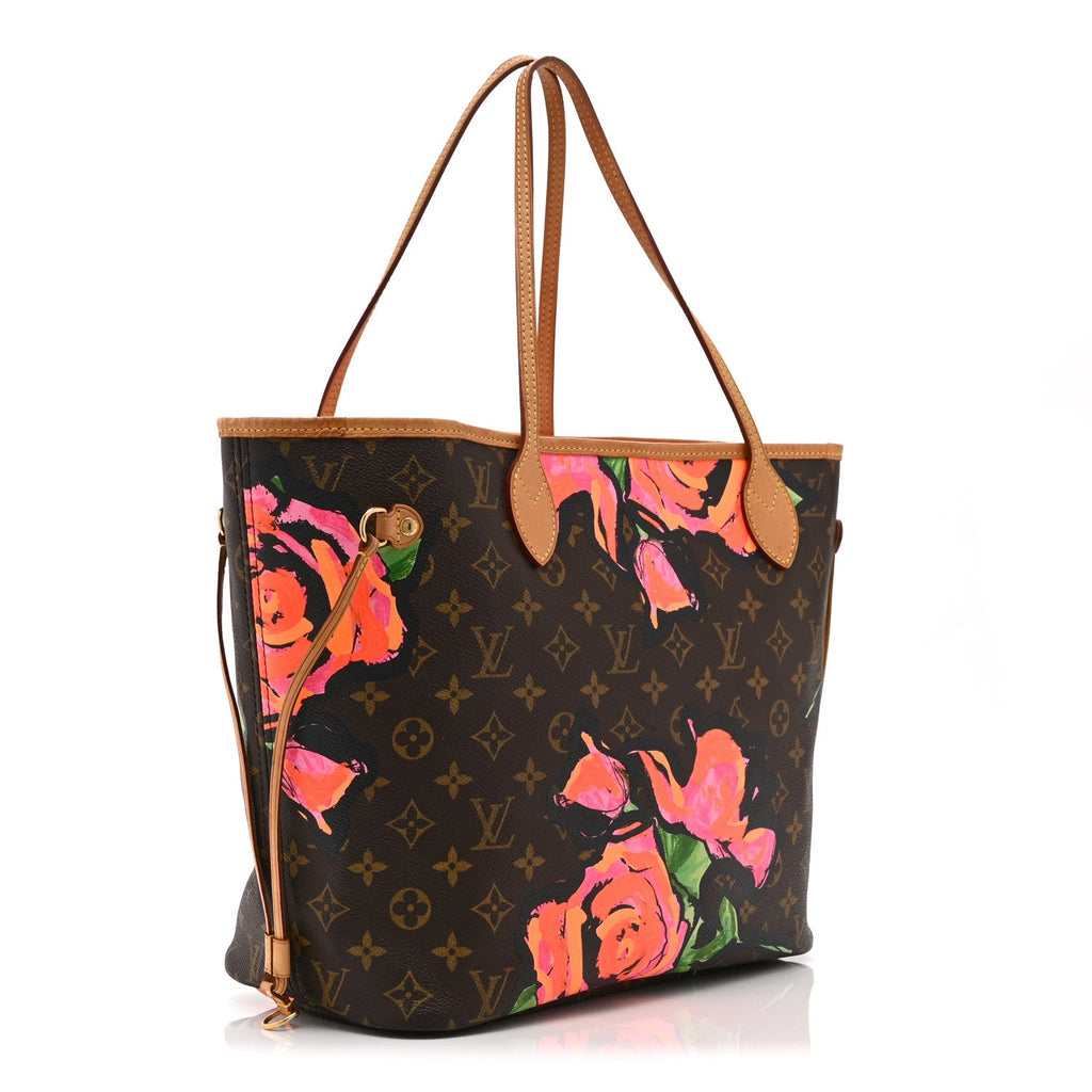 Louis Vuitton Monogram Roses Neverfull MM