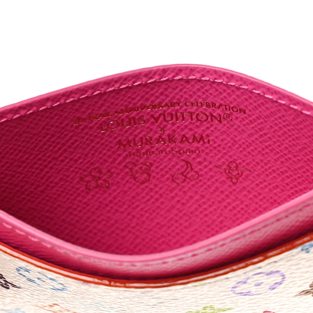 Louis Vuitton LV X TM Monogram Multicolor Card Holder Kawaii Pink