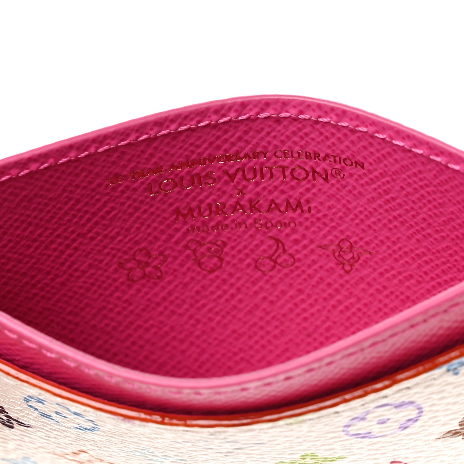 Louis Vuitton LV X TM Monogram Multicolor Card Holder Kawaii Pink