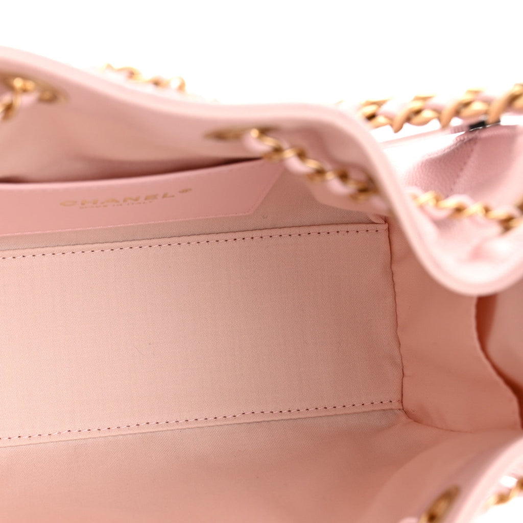 Chanel Caviar Quilted Mini Chanel 25 Handbag Light Pink