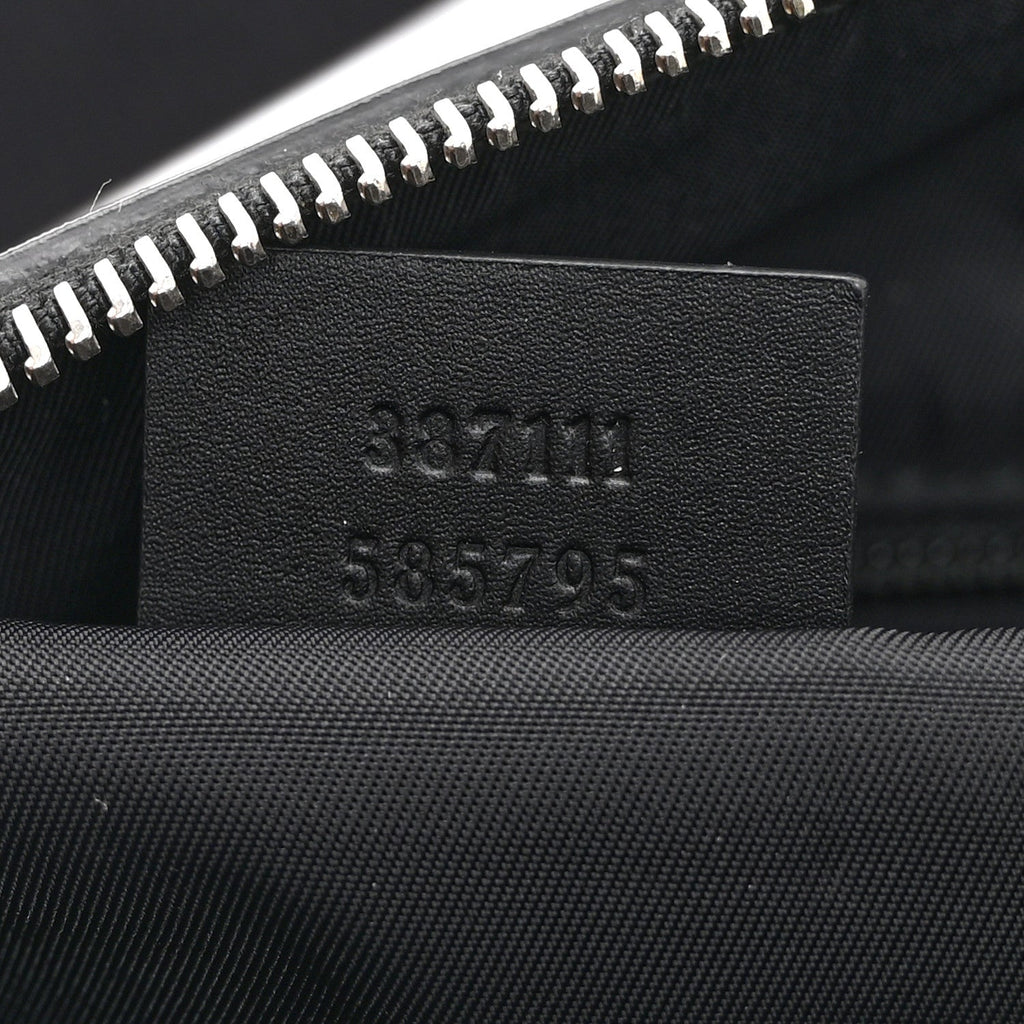 Gucci Techno Canvas Web Messenger Bag Black