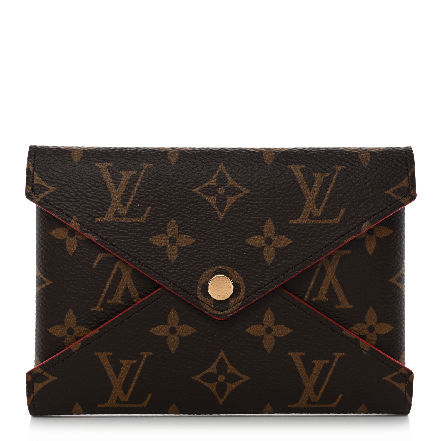 Louis Vuitton Monogram Medium Kirigami Pochette Insert Coquelicot