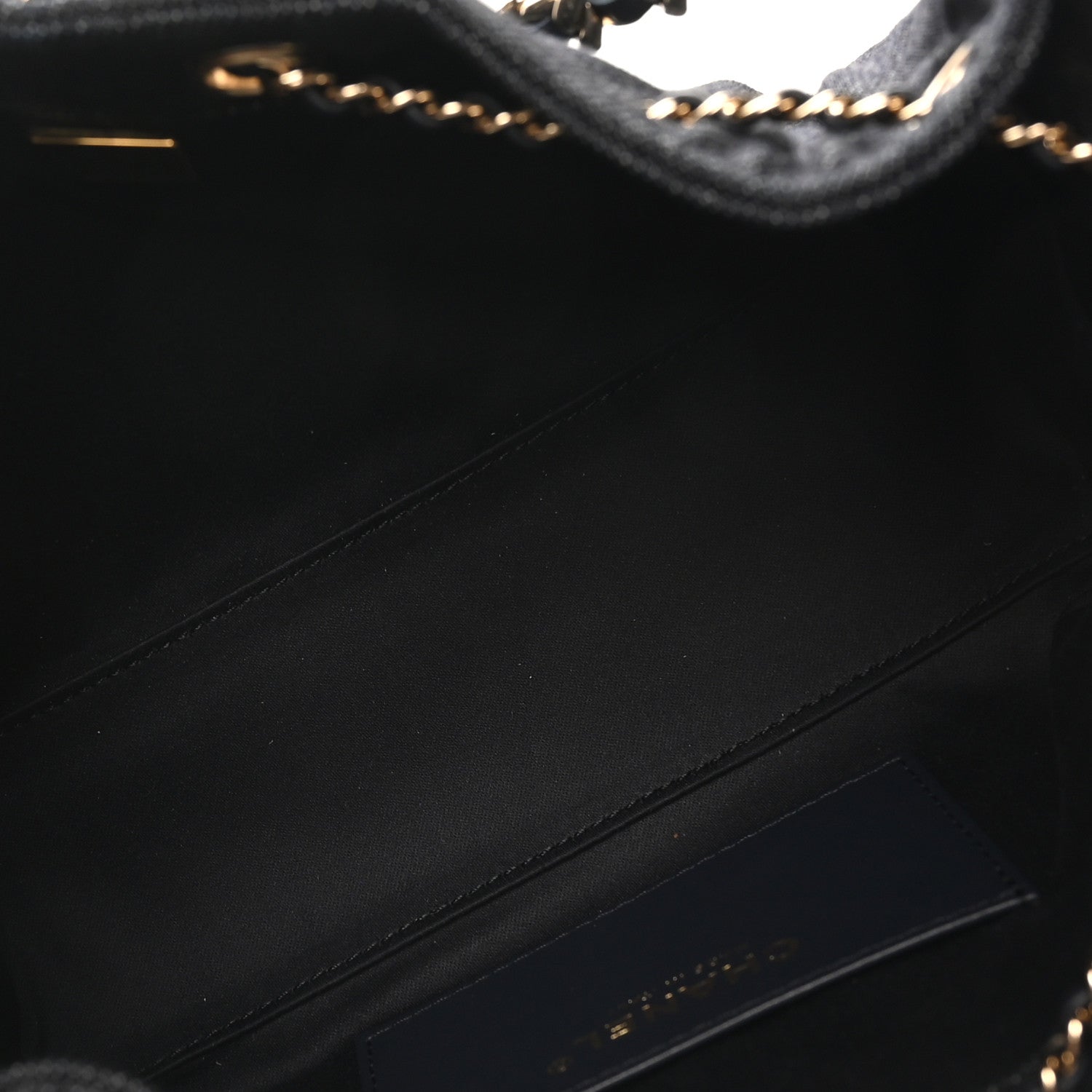 Chanel Denim Quilted Mini Chanel 25 Handbag Dark Blue