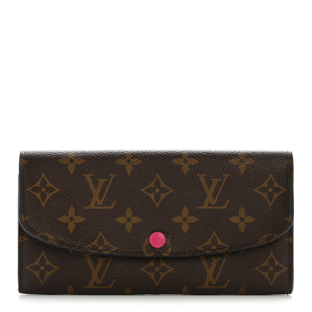 Louis Vuitton Monogram Emilie Wallet Fuchsia