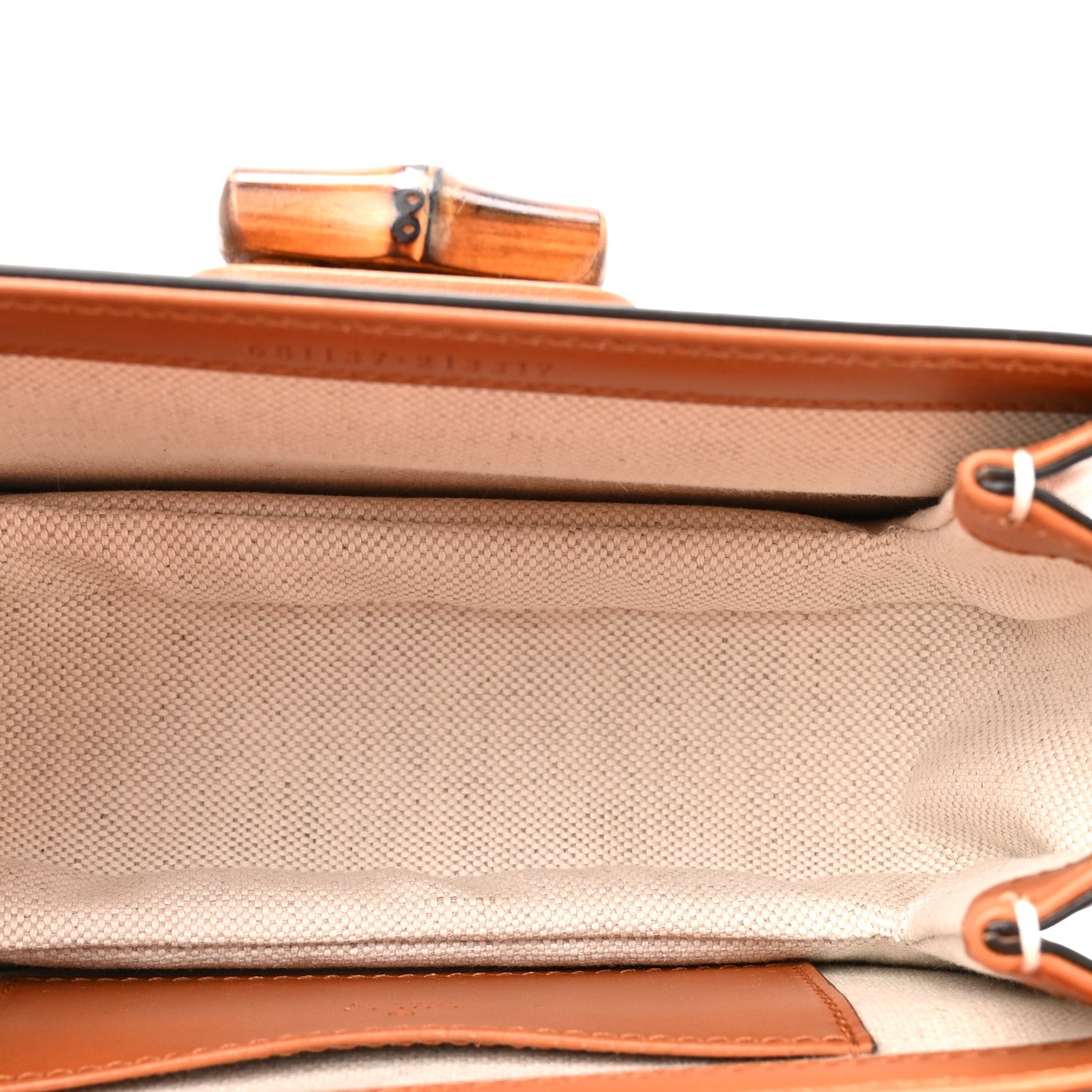Gucci Calfskin Bamboo Mini 1947 Belt Bag 80 30  Brown
