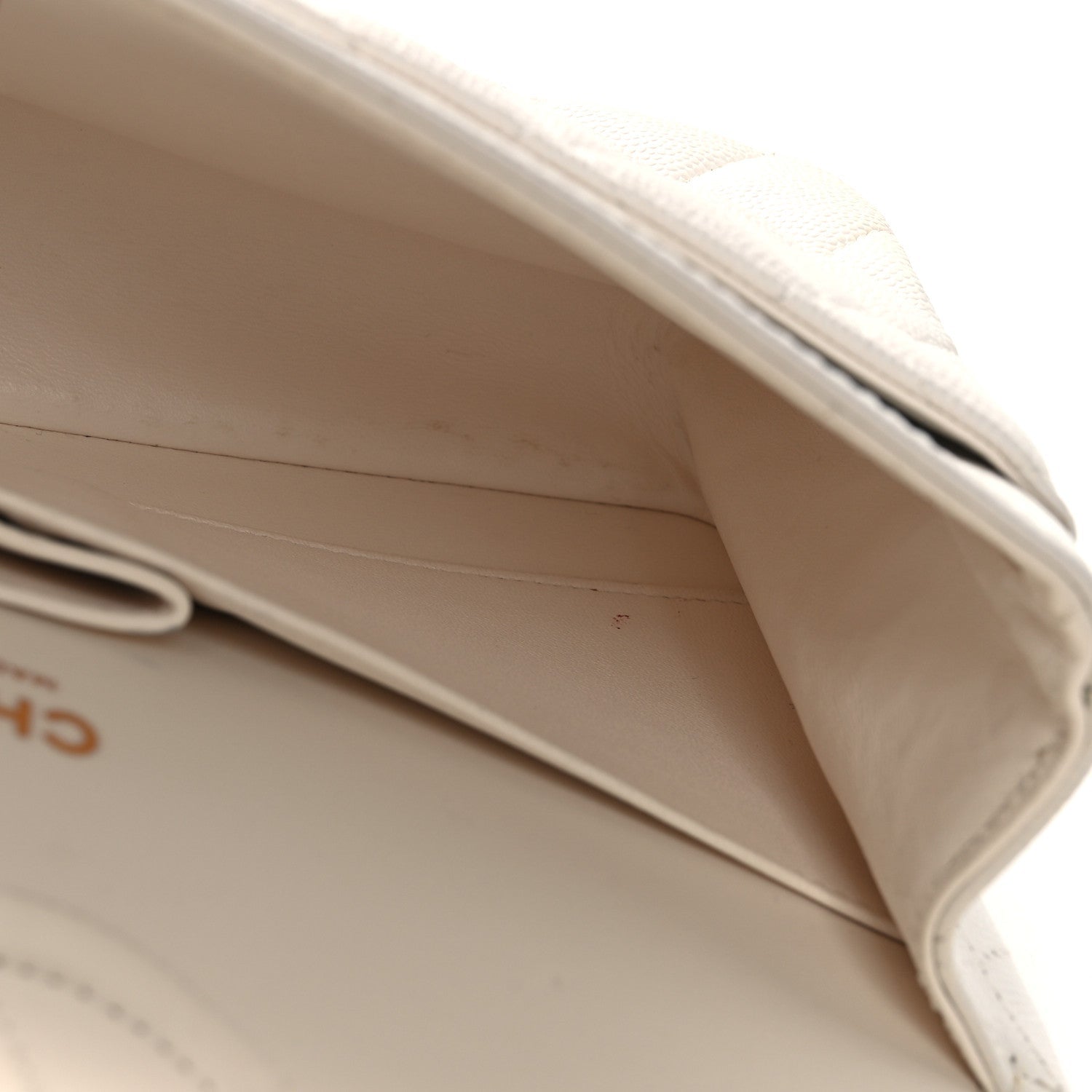 Chanel Caviar Quilted Medium Double Flap White