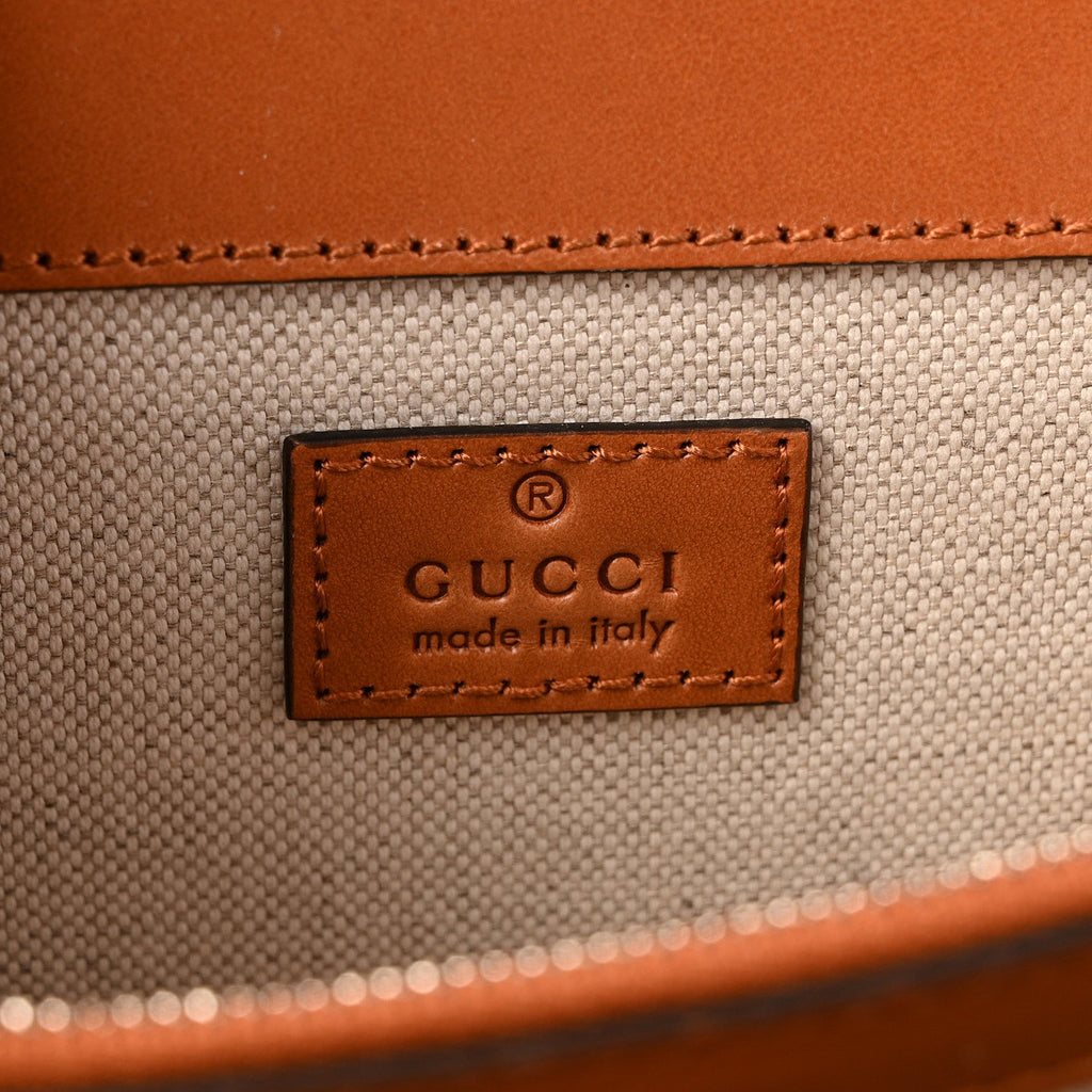 Gucci Calfskin Small Dionysus Shoulder Bag Harness Brown
