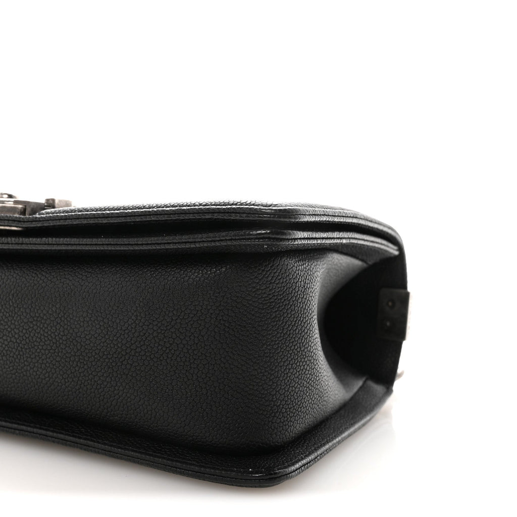 Chanel Caviar Quilted Medium Boy Flap Black