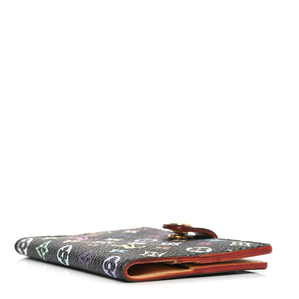 Louis Vuitton Monogram Multicolor Carnet de Bal Mini Agenda Cover Black