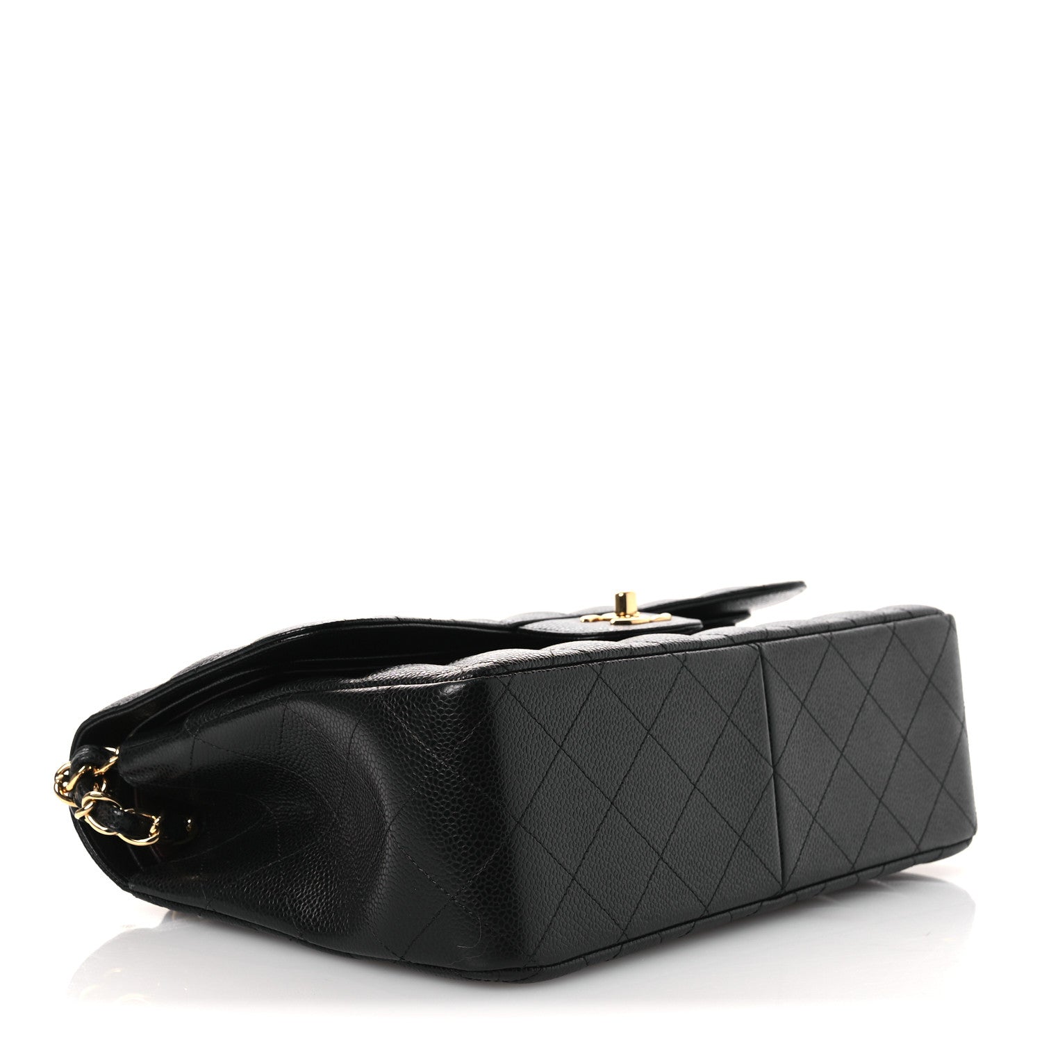 Chanel Caviar Quilted Jumbo Double Flap Black