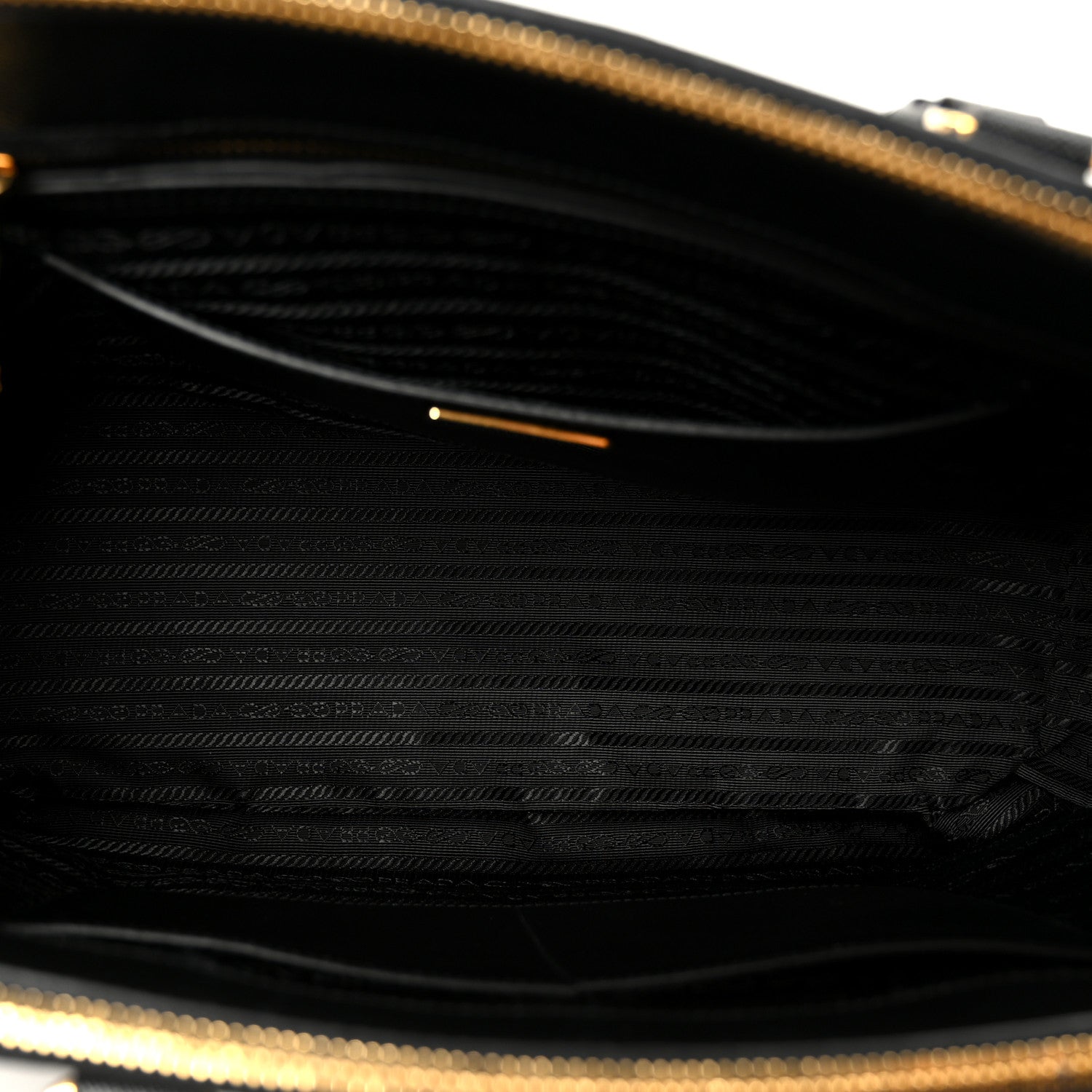Prada Saffiano Lux Large Galleria Double Zip Tote Black