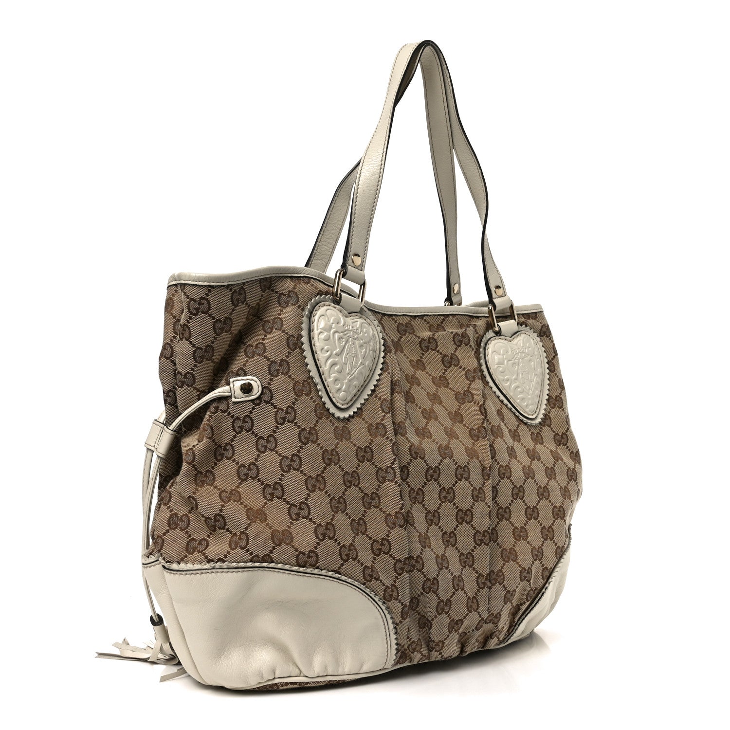 Gucci Monogram Large Tribeca Tote Off White
