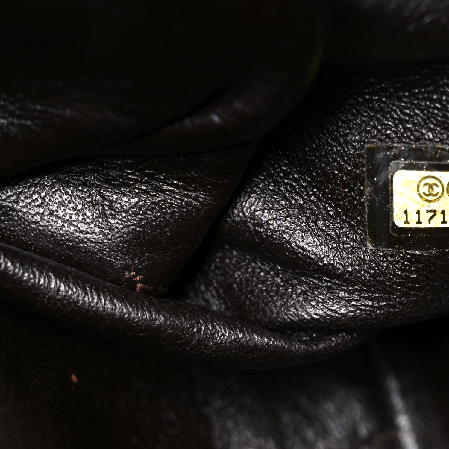 Chanel Caviar Quilted CC Timeless Bowler Dark Brown