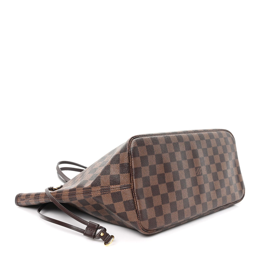 Louis Vuitton Damier Ebene Neo Neverfull MM Rose Ballerine